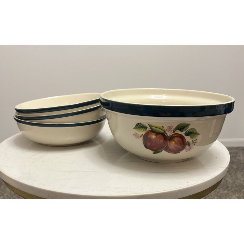 Casuals China Pearl Stoneware Serving Mixing Cereal Soup Salad Dessert Bowls